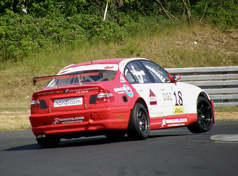 Jesper Ternvalt håber at det er fra denne vinkel de øvrige DTC Cup deltagere får hans BMW at se på Padborg Park i weekenden.